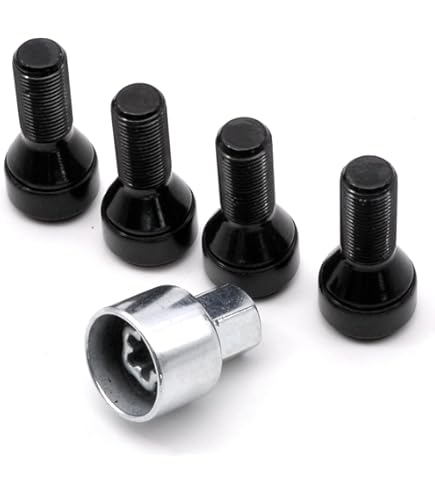 Heyner Kit Bloccaggio Bulloni Ruota Per BMW X3 E83 (2003-2009) - M14 X 1,5, 4 Pezzi