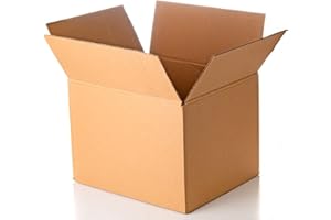 Wellpack Europe Small Medium Large Cardboard Packing Moving Removal Shipping Storage Boxes Pack 1, Size 40x40x40cm - 64L