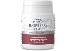 DORWEST HERBS Dorwest Raspberry Leaf Tablets for Dogs And Cats, 100 Tablets, Pregnancy Support For Pets – For Natural Hormonal Balance and Phantom Pregnancies