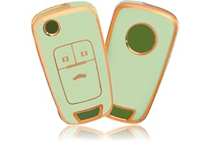 OFFCURVE Autoschlüssel Hülle Schlüsselhülle, Schlüsseltasche Autoschlüssel Schutzhülle Schlüsselgehäuse für Chevrolet Aveo Spark Cruze Opel Vauxhall Adam Cascada Mokka Astra Buick Regal Lacrosse