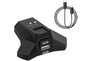 HESUPY Ładowarka do stacji ładującej mysz do Razer DeathAdder V2 Pro, Naga Pro, Viper Ultimate, bezprzewodowa mysz Basilisk Ultimate, wymienny stojak do ładowania stacji pod mysz