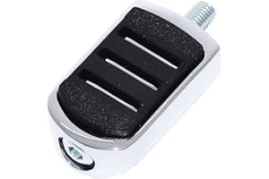 Bid4ze Pédale arrière chromée compatible avec Harley