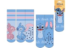 CERDÁ LIFE'S LITTLE MOMENTS Unisex Kinder Antideslizante Diseño Cómodo Y Seguro | Calcetines Cómodos para Niños rutschfeste Socken mit Stitch-Applikationen (2er Pack)