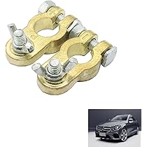 Morsetti Per Batteria Auto 12V/24V In Ottone - Sgancio Rapido Con Rondelle, Per Auto, Barche, Moto - Foto 5