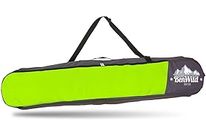 BenWild SNOWBOARD TRAVEL BAG SLEEVE CARRY CASE FLIGHT BOARD LUGGAGE BACKPACK Length 150cm