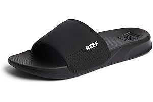 Reef Men's One Slide Flip Flop Sandal Grey Tan