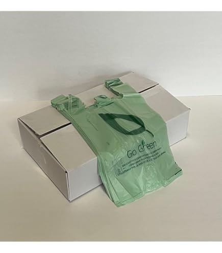 Buste Biodegradabili Con Manico - 1000 Pezzi Compostabili 23x40 Cm Per Spesa - Foto 7
