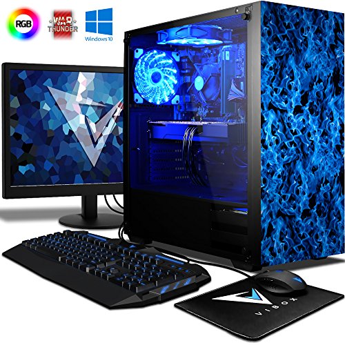 VIBOX Killstreak GSR780-280 Gaming PC Ordenador de sobremesa con Cup  n de Juego  Win 10  22  HD Monitor  4 1GHz Ryzen 8-Core  Nvidia GeForce GTX 1080 Tarjeta Grafica  32GB DDR4 RAM  2TB HDD  VIBOX Killstreak GSR780-280 Gaming PC Ordenador de sobremesa con Cup  n de Juego  Win 10  22  HD Monitor  4 1GHz Ryzen 8-Core  Nvidia GeForce GTX 1080 Tarjeta Grafica  32GB DDR4 RAM  2TB HDD
