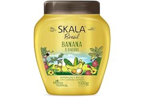 -SKALA EXPERT- MASCHERA/BALSAMO, CREMA STYLING o CO WASH "Bomba vitaminica alla banana" -1000ML- 100% vegano - Idrata e rivitalizza i capelli prevenendone la caduta.