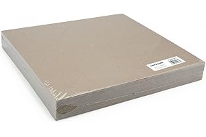 Grafix 12"x12" Medium Weight Chipboard 25pcs - Natural