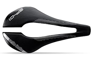 Selle Italia SP-01 Boost TM Superflow - Siodełko do Roweru Szosowego o Nowoczesnym Designie, Wygodne z Anatomicznym Otworem - Rozmiar S3, Czarny