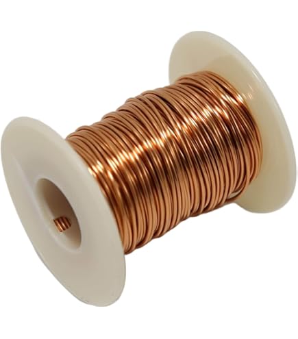 Filo Di Rame Puro 99,9% – 21 Gauge 0,7mm X 15 Metri, Per Gioielli Fai Da Te, Bonsai, Piante E Artigianato