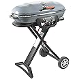 Boss Grill Deluxe Portable - 2 Burner Gas BBQ Grill with Trolley - Grey