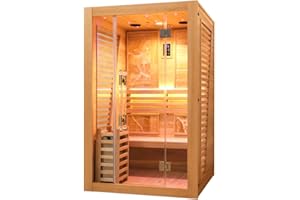 Vidalux 3 Person Elegant Traditional Sauna With Bluetooth