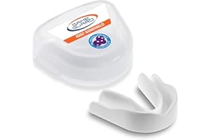 ‎GAME GUARD GAME GUARD - Mundschutz für Schulsport, Eishockey, Fußball, Kampfsport - Zahnschutz für Kinder & Erwachsene - Transparent - Geschmack der schwarzen Johannisbeere