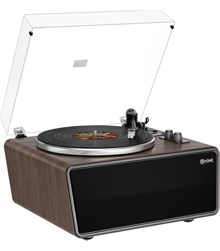 Crosley Powel 7-in-1 Plattenspieler: Vinyl, CD, Radio, Bluetooth Im Retro-Auto-Design (rot)