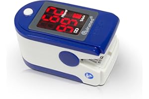 QUIRUMED OXYM2000 Pulsioxímetro portable-mesure de Pouls-Saturation en oxygène bleu
