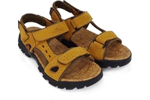 ASIFN Cuero Sandalias Zapatos Trekking Deportivas Verano Senderismo Hombres Chanclas Playa Pescador Zapatillas Antideslizantes