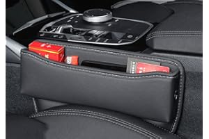 ForGue Scatola portaoggetti per Mercedes Benz/AMG SLK SLC R170 R171 R172 SLK 55 32 Seggiolino Auto Riempimento Gap Seggiolino Auto Gap Portaoggetti Sedile Auto Accessori,Black Style