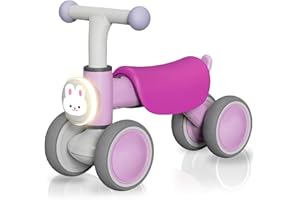PYKES PEAK Baby Balance Bike ‘Chibikko Rider’ | Award-Winning Ride-On Toy for Toddlers 1-3 Years | Music, Lights & Animal Sounds | Indoor/Outdoor Walker & First Bike | Designed in Japan | 4 Designs
