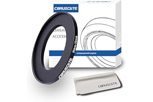 CORUSCATE 55mm-72mm Anillo Adaptador de Filtro Anillo Adaptador/Filtro Anillos/Step-up Ring,Cambiar el tamaño del Filtro o la Lente de 55mm a 72mm.+1 paño de Limpieza de Objetivos.