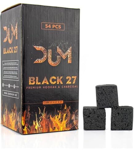 320º Kokosnusskohle 60 Stück - Shisha Kohle 27mm Schnellzündend