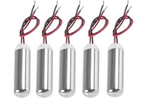 AEDIKO 5pcs DC Coreless Motor 1.5v-3v Waterproof Micro Vibration 8000-24000rpm Mini Vibrating Motor 7mmx25mm for Electric Toothbrush Toys Dental Equipments