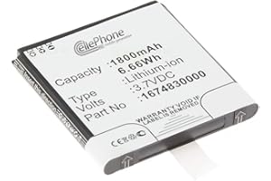 cellePhone Akku Li-Ion kompatibel mit Falk Ibex 25 32 (Ersatz für 1674830000)