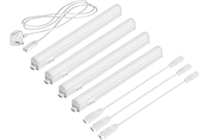 Parlat LED Under-Cabinet Lights Rigel, Each 31.3cm, 40cm Cable, Each 397lm, Warm-White, Set of 4, BS