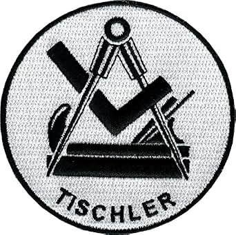 Hot Leathers Independent Officer Aufnäher – Schwarz/weiß, 10,2 X 2,5 Cm, Bügelbar