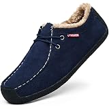 Zapatillas Casa de Hombre Invierno Suela Pantuflas Antideslizante Interior  Cálido Felpa Forro Lana : Amazon.es: Zapatos y complementos