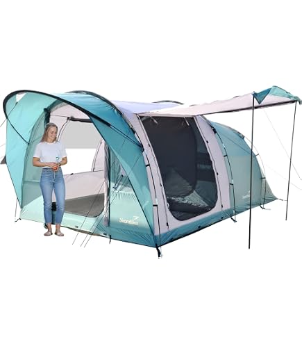 Outwell 5 Personen Tunnelzelt Colorado 5 Air Sport & Freizeit