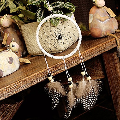 JPSOR 120 Stück 3“-6“ Bunte gefleckte indianer Feder für DIY Kunstwerk, Schmucken und Bekleidung Dekoration, 10 Farben - 6