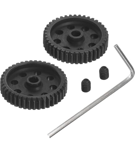 Ingranaggi In Plastica POM 12 Denti, Modulo 0.5 - 10 Pezzi, Diametro 7mm, Spessore 5mm, Per Alberi Da 3mm