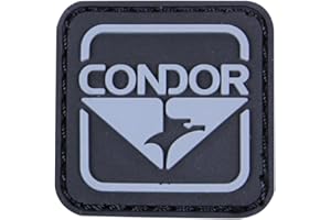 Condor Emblem PVC Patch Black/Grey
