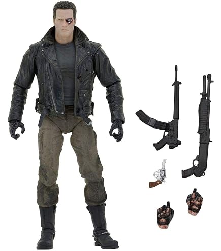 T-1000 (HOLE IN THE HEAD) FIGURINE TERMINATOR 2 RE-ACTION SUPER7 10 CM