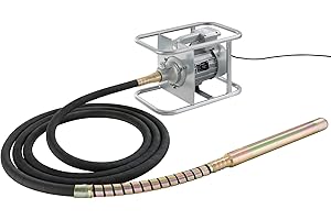 Arebos Vibratore per cemento | Vibratore per calcestruzzo 1500W | Vibratore ad immersione | Vibratore portatile per calcestruzzo | Ago vibrante per calcestruzzo | Vibratore interno per calcestruzzo