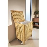 Digithome Bambu &Ccedil;amaşır Kirli Sepeti Banyo D&uuml;zenleyici &ndash; DB-0034