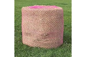 Elico Wild Boar Bale Net (Large) Pink - for Horse Hay Bales in field
