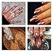 Mermaid Sheer Rub Copper Bronze Effect Dust Powder Nail Art Manicure Pedicure 5ml pot
