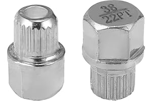 HAFRILY Felgenschloss BMW Diebstahlschutz Autoreifen-Sicherungsradmutter BMW Felgenschloss Radmutter für BMW X1 X3 X5 X6 X7 X-Serie (38/22PT)