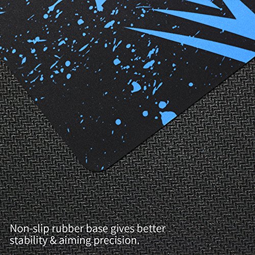 Exco - Alfombrilla gruesa de goma antideslizante para rat n muy grande para juegos con dise os para jugadores y trabajadores de oficina XL Blue Leopard reviews Exco - Alfombrilla gruesa de goma antideslizante para rat n muy grande para juegos con dise os para jugadores y trabajadores de oficina XL Blue Leopard