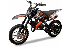 RV-Parts Kindercross Pocketbike Dirtbike Pocket Cross 49cc Kinder Cross Crossbike 708 Orange