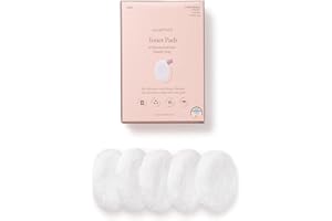 ‎WASCHIES Waschies Toner Pads – 5er-Set Weiß – waschbar, wiederverwendbar & nachhaltig - sanft & hypoallergen - geeignet für alle Hauttypen – Alternative zu Einweg-Wattepads