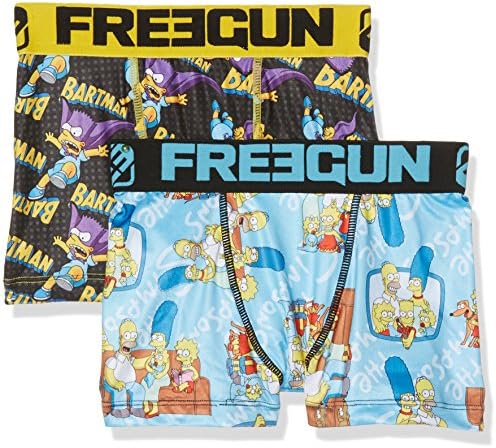 Freegun Simpsons Boy's Packx2 Boxer Shorts, Mehrfarbig (Multicolor A9), 8 Years