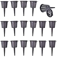 Haishell Bonsai-Düngerkorb, Kunststoff, automatische Düngung, wiederverwendbar, tragbar, sicher, ungiftig, 100 Stück