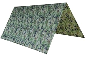 Aeloa Tent Tarp-Waterproof Shade Sail Sun Canopy Outdoor Camping Tent Tarp Shelter Mat Hammock Cover 100 x 145 cm / 39.4x 57.1inch