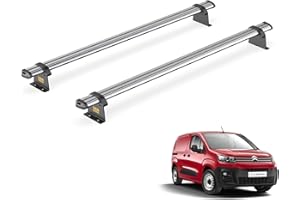 VAN DEMON Van Guard Trade Roof Rack for Citroen Berlingo (2018+) 2 Steel Roof Bars [Only Suitable for Models with Twin Rear Doors] - UltiBar Trade - SB338-2