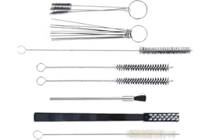 FAFEICY Czyszczący zestaw do pistoletów natryskowych 19 sztuk - Kompletny zestaw z szczotką do rur, precyzyjną igłą i szczotką do usuwania kurzu