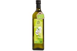 CIBO CRUDO CRUDO BIOLOGICO VEGAN Huile MCT C8 Pure Biologique Pressée à Froid - 1LT. MCT Oil Commestibile Bio pour Keto Paleo ou pour Usage sur Corps et Cheveux. Huile Vegan et Végétarienne. - Bio Oil